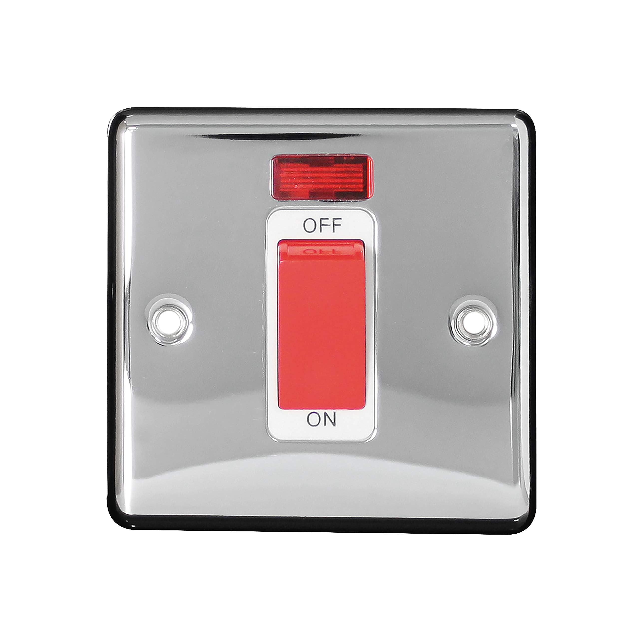 Arlec Polished Chrome Finish Ch Metal Scw 45 A 1G Dp Swh Neon