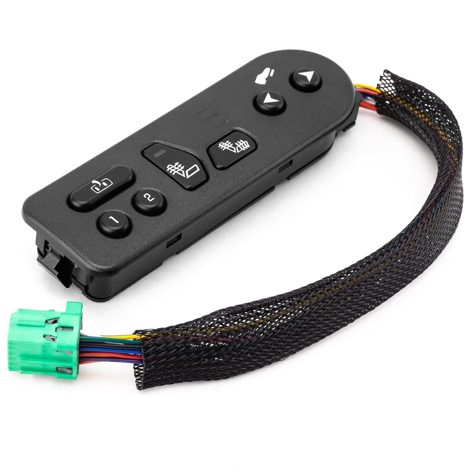 Seat Heater Switch Driver Side for 2003 2004 2005 2006 Chevy Avalanche Suburban 1500 2500 Tahoe GMC Yukon & Yukon XL 1500 2500 Cadilla Escalade ESV EXT, Front Left Car Seat Heater 15116862 15179136