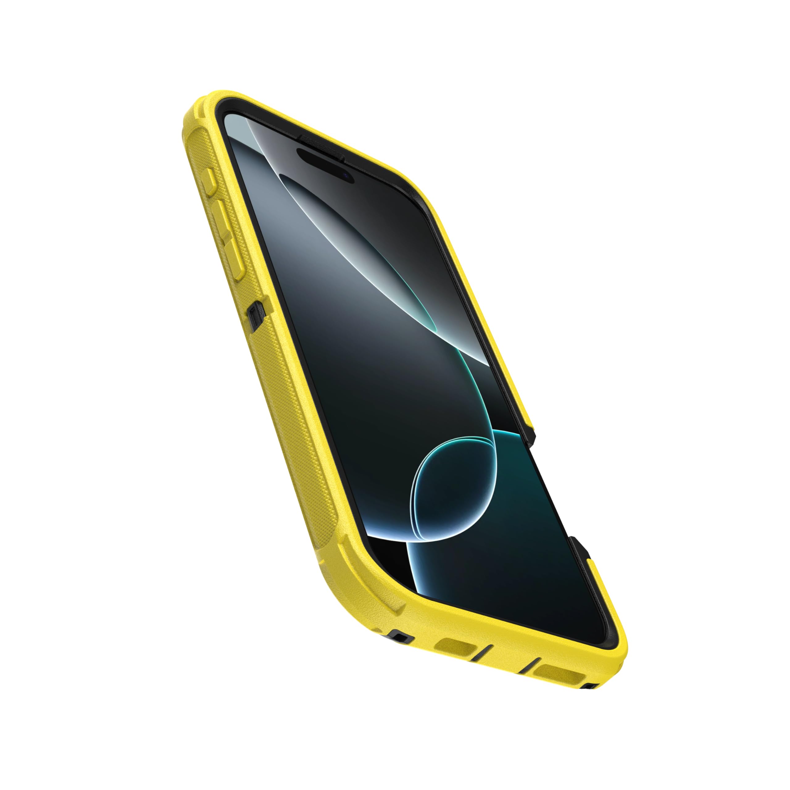 OtterBox Funda MagSafe para iPhone 16 Pro Max (solamente) - Serie Defender - Noche (negro y amarillo) - Solo funda - Imanes integrados - Sin pantalla - Resistente y duradera - con protección de puerto
