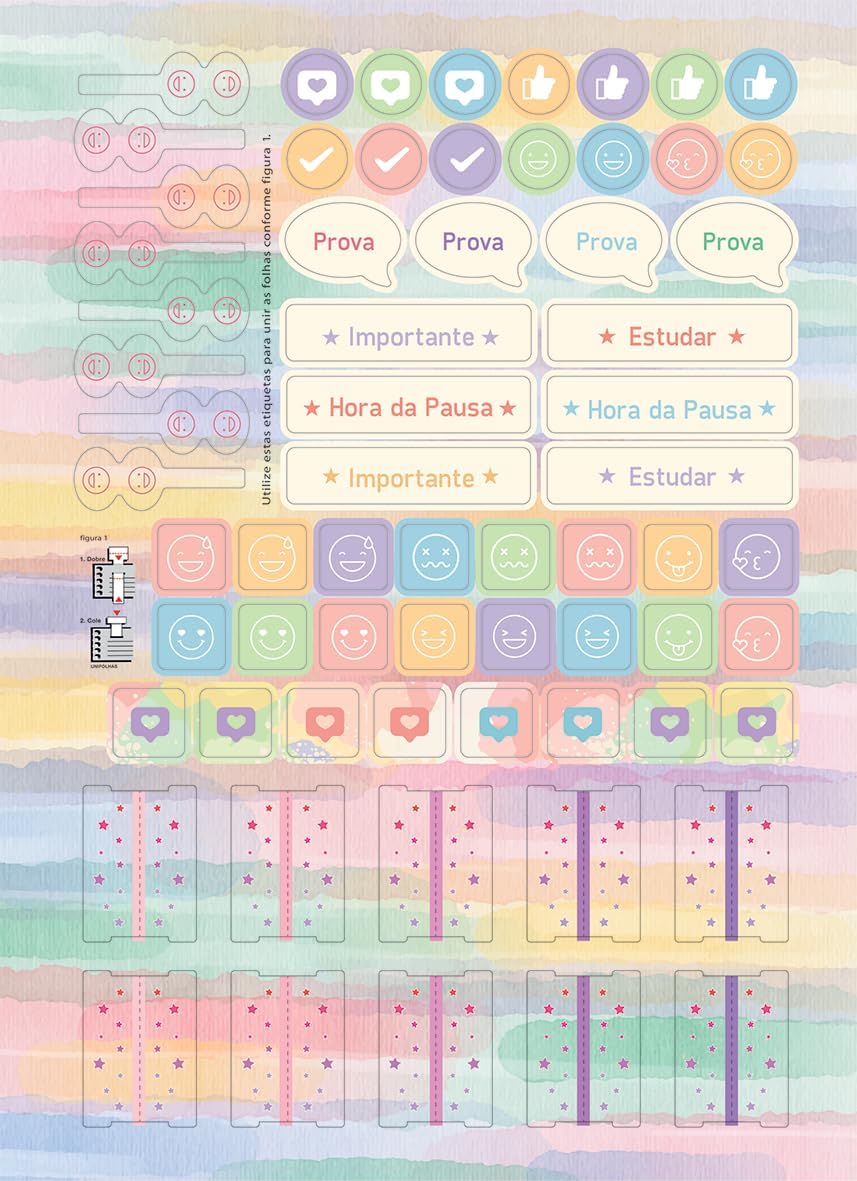 Caderno Espiral Univ CD 1 Matéria 80 Fls La Creme Make FSC - Jandaia