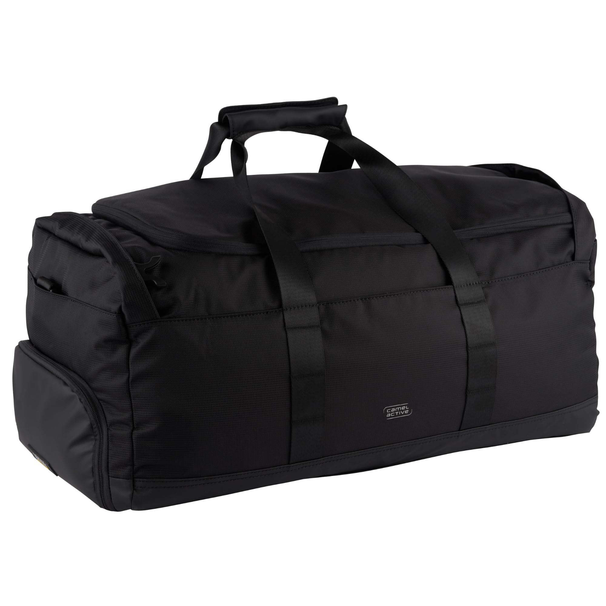 camel active Herren Connect Weekender mit separatem Schuhfach Schwarz, Menswear-L