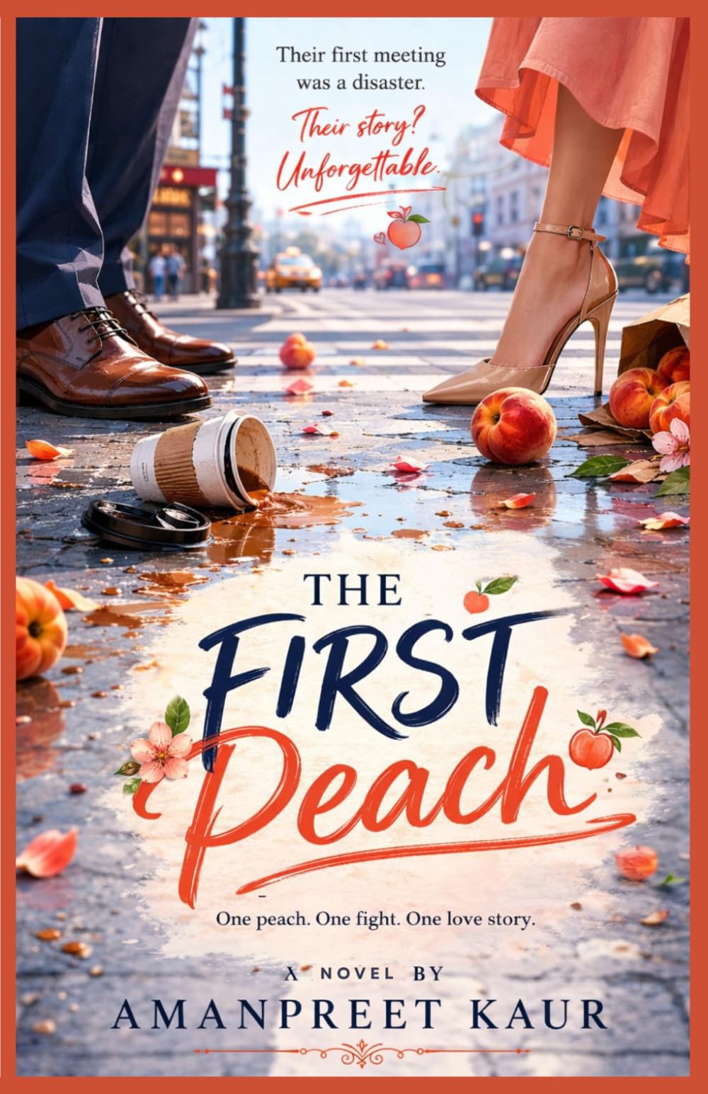 The First Peach: A Cozy Enemies-to-Lovers Romance with Coffee, Chaos, and Second Chances