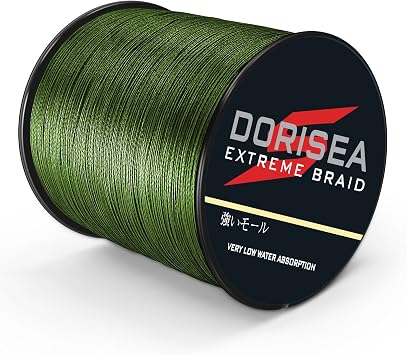 خط صيد مضفر Extreme Braid 100% Pe بطول 300 متر/328 ياردة، سلك صيد اختباري بوزن 6-550 رطل، مقاوم للتآكل، Superline Zero Stretch، قطر صغير