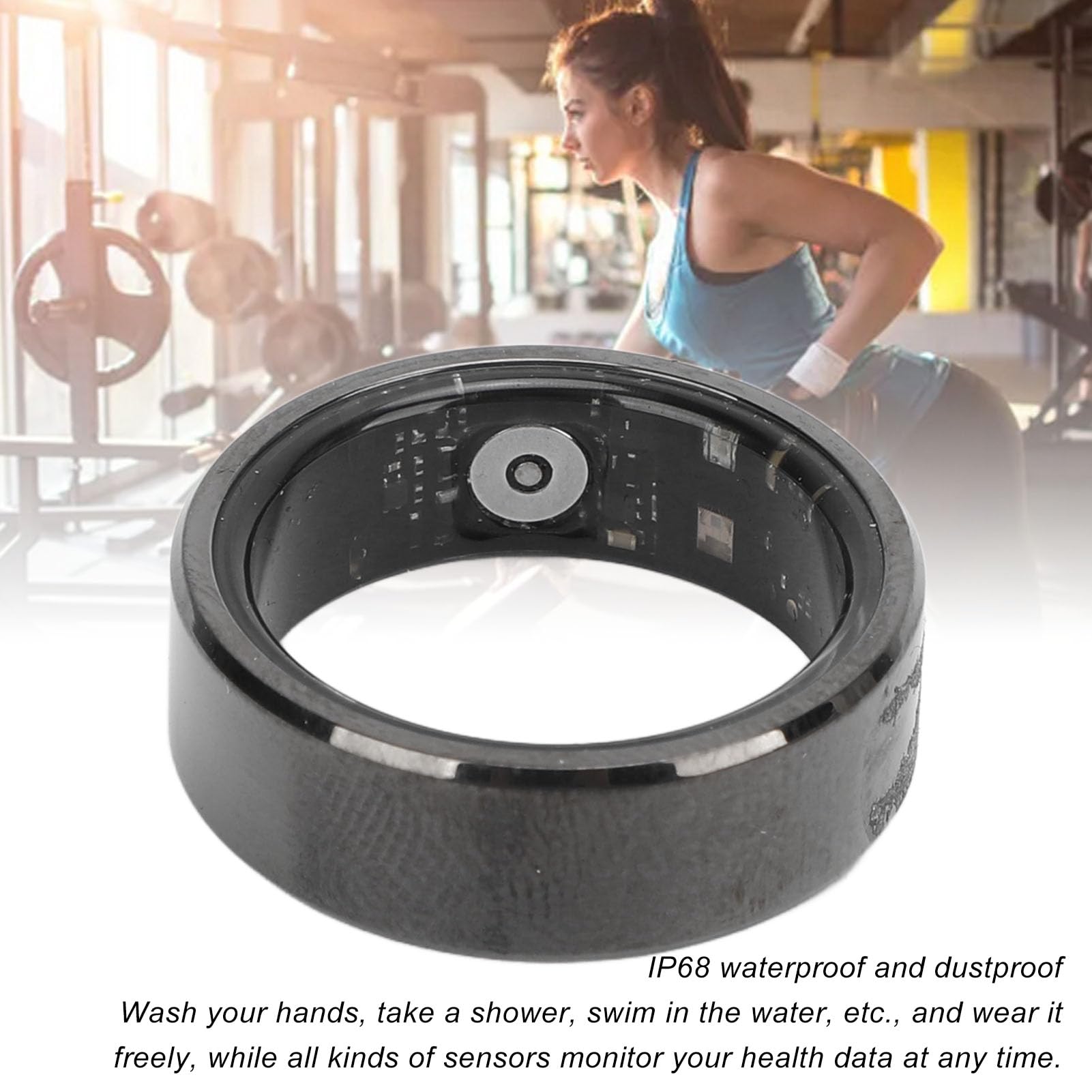 Smart Ring Health Tracker, Activity & Fitness Tracker Ring for Women Men, Energy Efficient, Fitness Tracking Smart Ring (NO. 10)