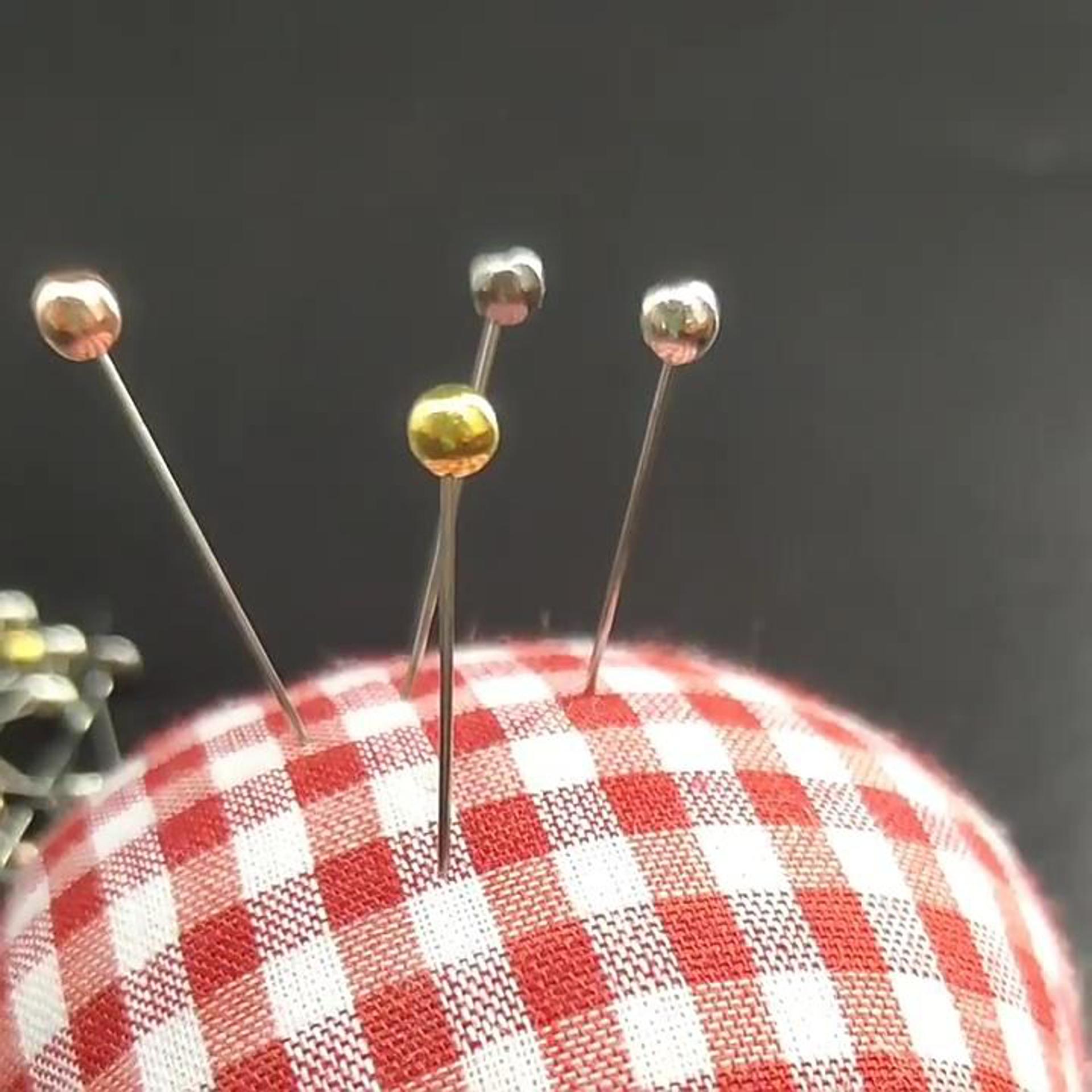 400 épingles à Couture Tête Perle Dorée – 1.5 Pouce, Lot Généreux Pour Tes Projets Créatifs