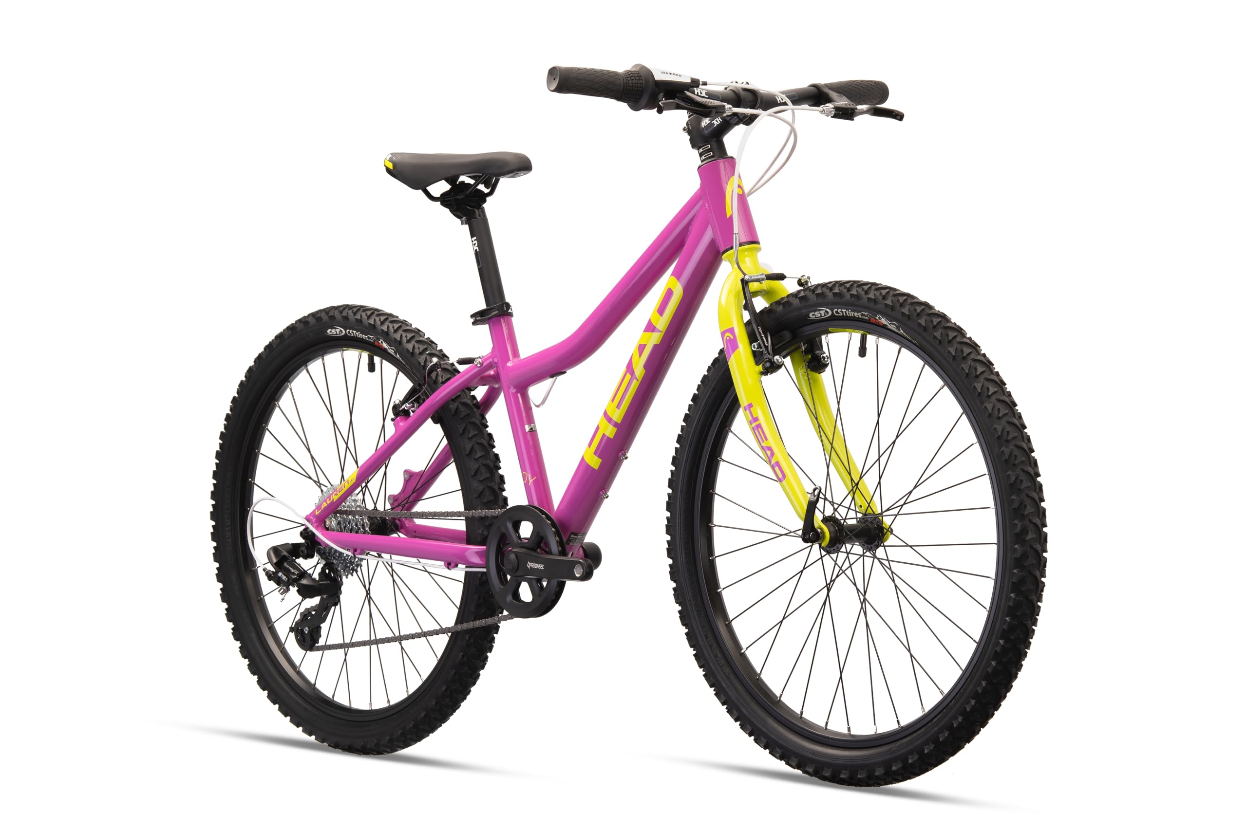 Head Unisex Youth Lauren 1.0 24 PG Children's Bike, Purple/Green, 34 Sport & Freizeit