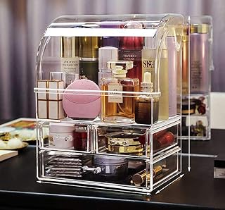MOOCHI Professional Cosmetic Makeup Organizer Dust Water Proof Cosmetics Storage Display Case with Drawers Portable For Brushes Lipsticks Jewelry