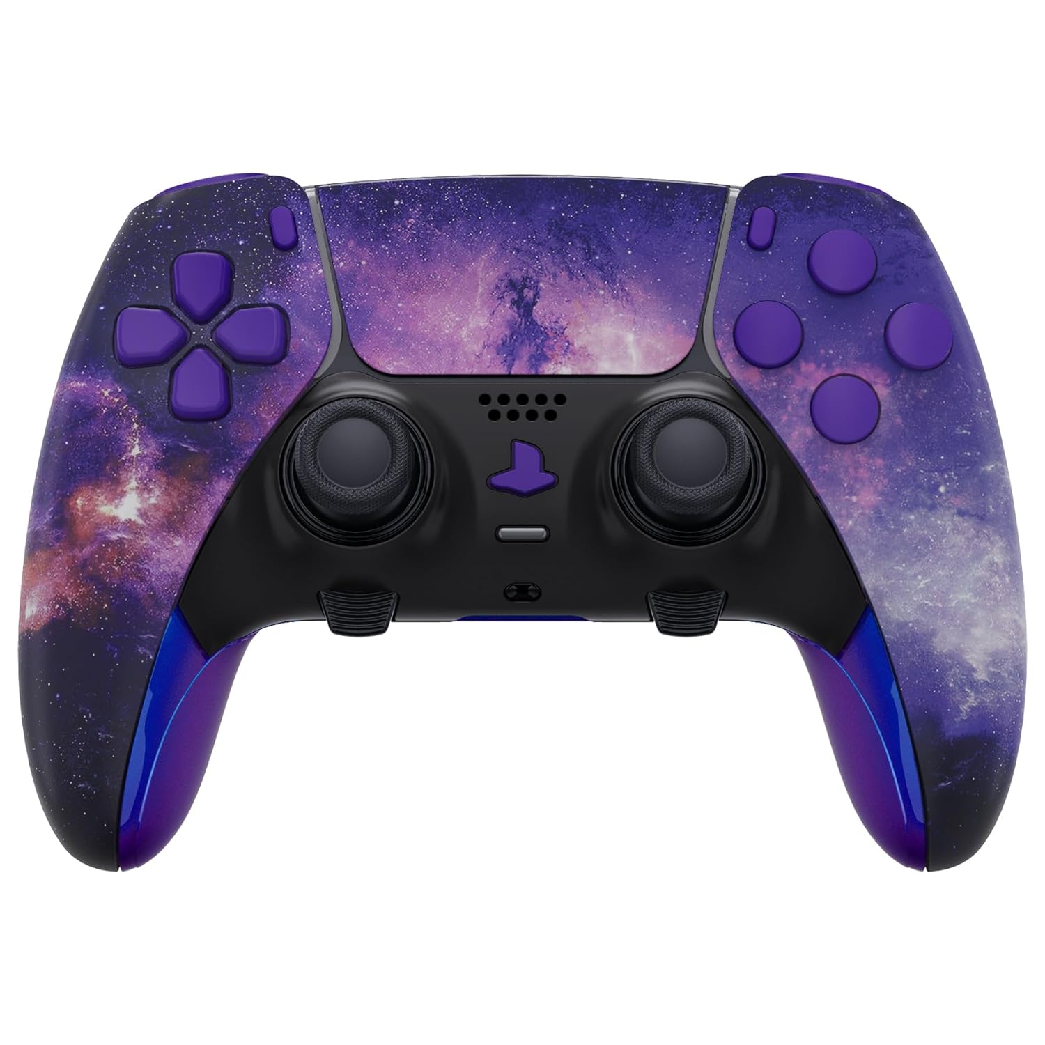 MODDEDZONE Custom Modded EDGE Controller for PS5 & PC With Mobile App Controlled Smart Anti-Recoil and Rapid Fire Mods - Boost Performance and Win with Unique Designed Wireless Controller Nebula Galaxy