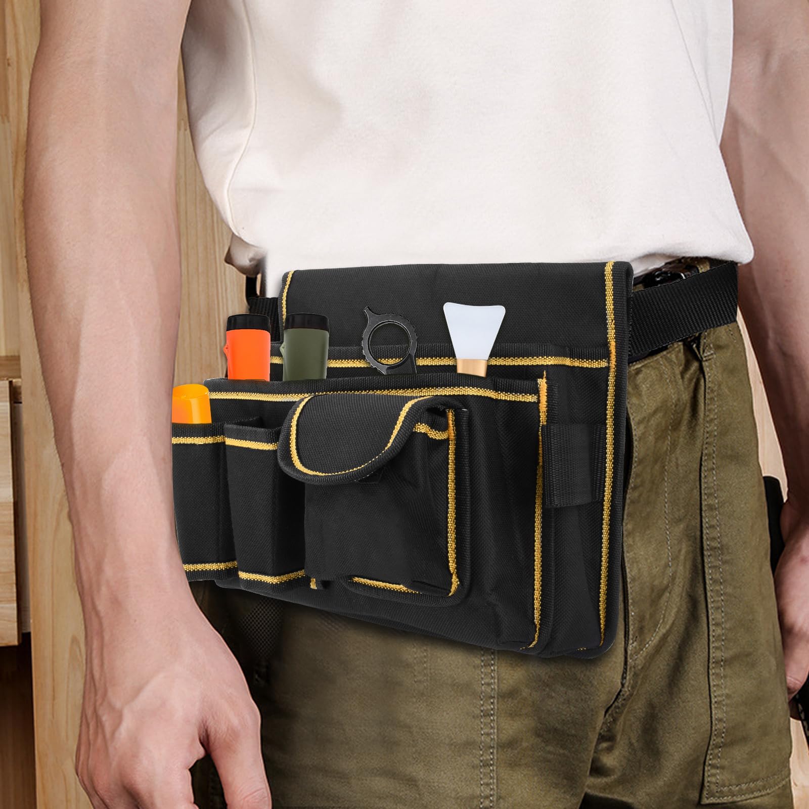 Dmyond Metal Detector Accessories - Includes Sand Scoop for Metal Detecting, Collapsible Shovel and Metal Detection Finds Bag, for Beach Shelling, Sand Sifter, Digging Loosening Planting