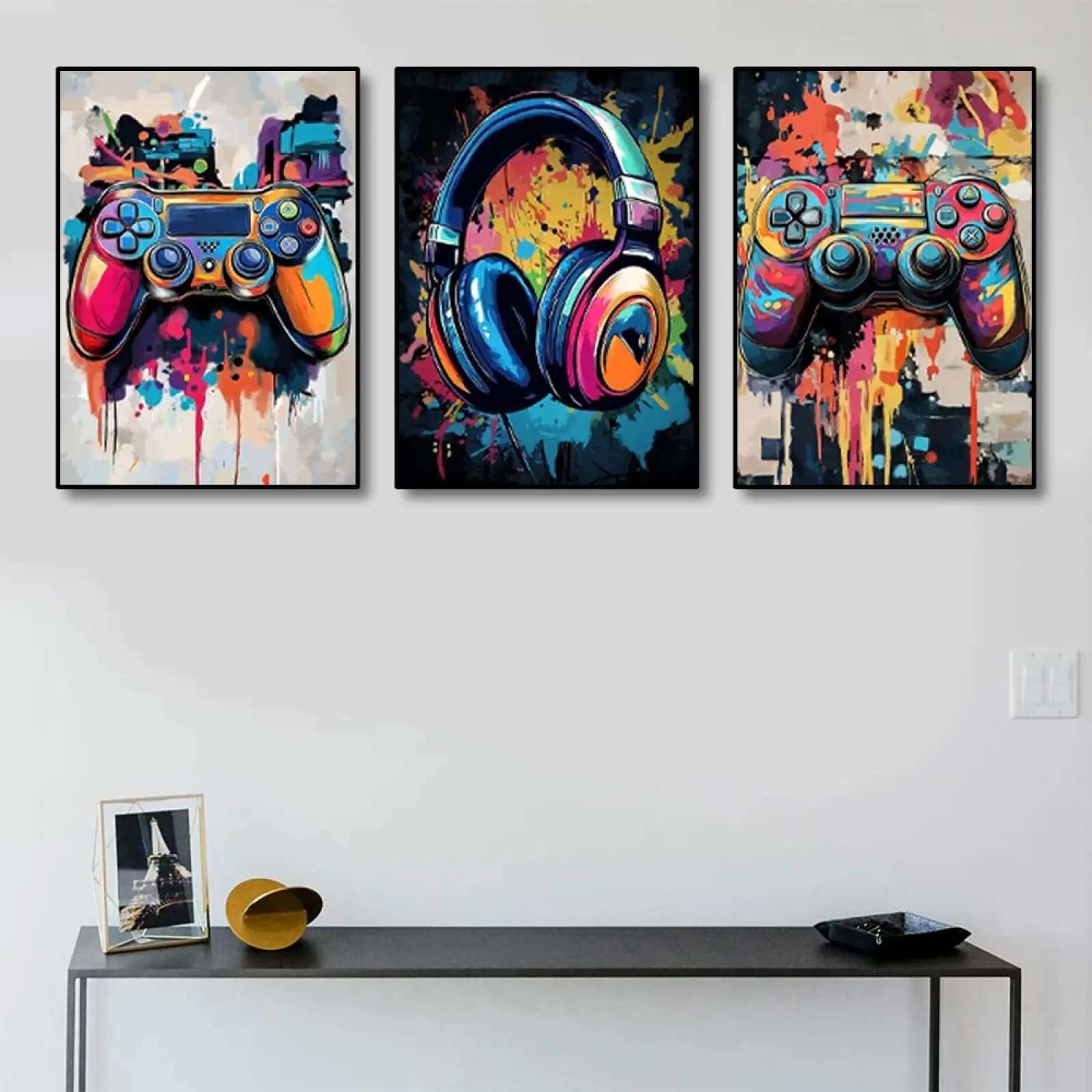 Affiches abstraites de graffitis Esports 50x70 cm impression sur toile - 6