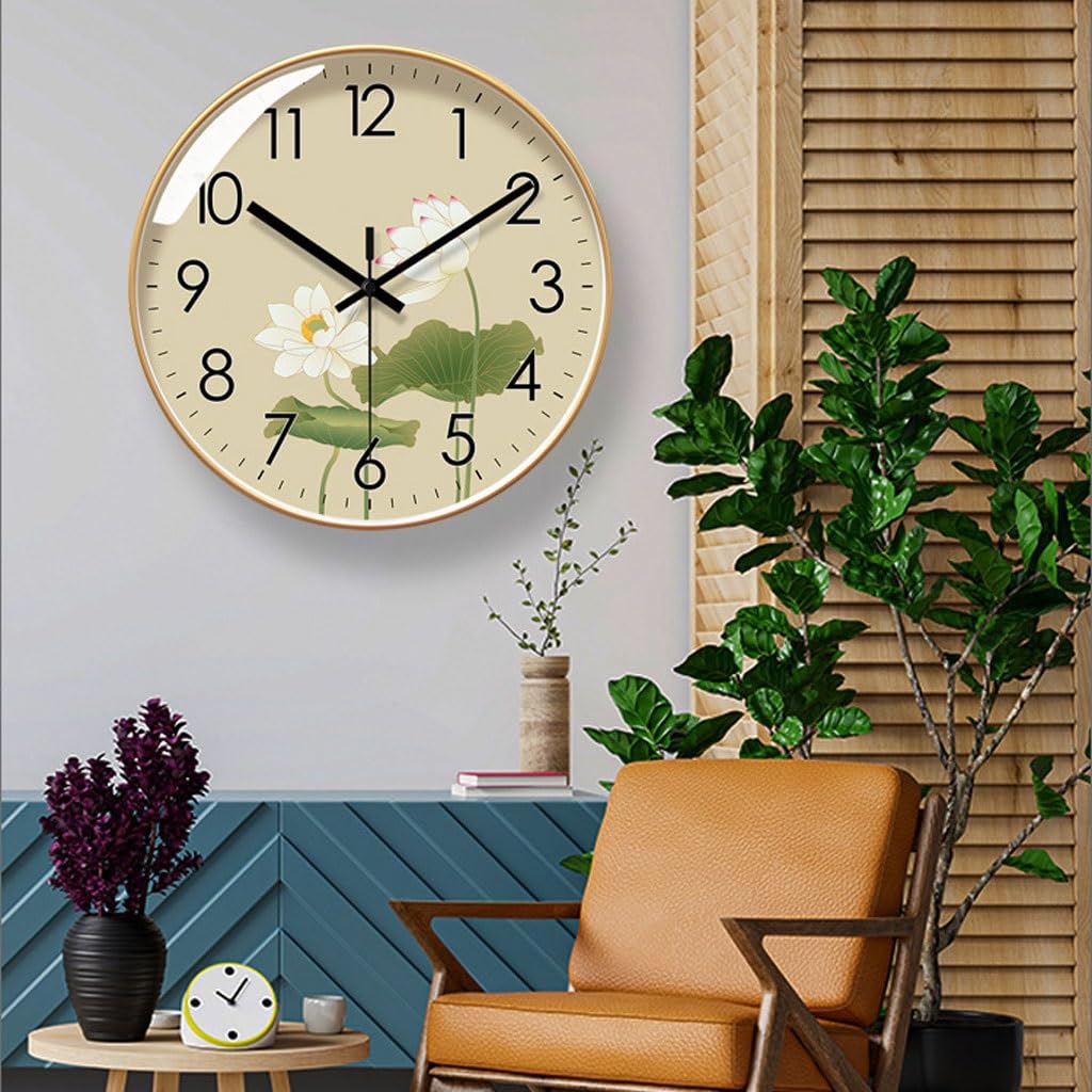 Orologio da parete Orologio da parete in stile cinese Orologio da soggiorno Orologio da parete Orologio da casa Orologio al quarzo silenzioso creativo Reloj De Pared(B)