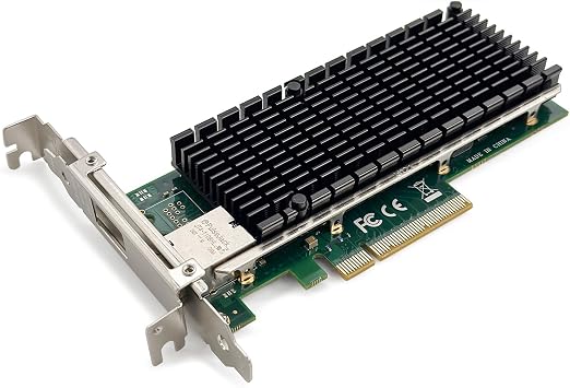 10 GbE Ethernet Converged Network Adapt r  NIC, Single Copper RJ45 port, PCI Express 2.1 X8, ayn  de erdedir Intel X540-T1