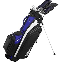 Wilson Golf Clubs, Player Fit Complete Set, Incl. Stand Bag Golf Bag, Steel, For Men