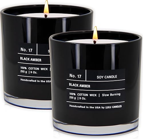 Miniatura 3 de Lulu Candles Jazmín, Oud y sándalo  Vela perfumada en tarro de soja para regalos divertidos  Vertida a mano en los Estados Unidos  Altamente