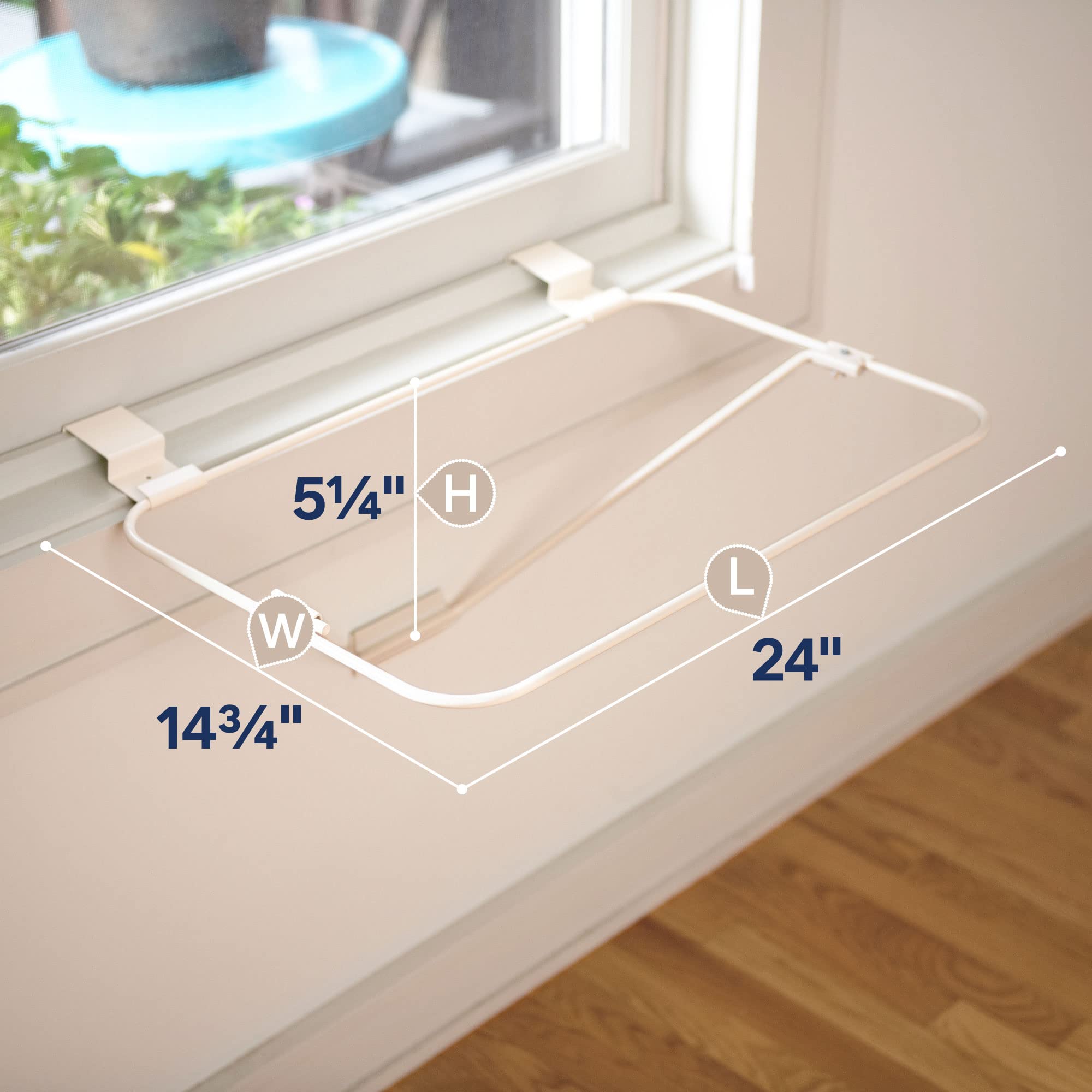 Prevue Pet Products TabbyNapper - Hamaca para Gatos de fácil Montaje para Ventana, no Necesita Herramientas