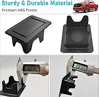 Vista 3 de Moonlinks Fundas de bolsillo para estacas de riel de cama Compatibles con Dodge Ram 1500 2500 3500 2009-2018, Tapones de orificios de estaca