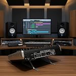 Musiin Audio Mixer Stand for Home Studio Mixer Controller(Three-fold)
