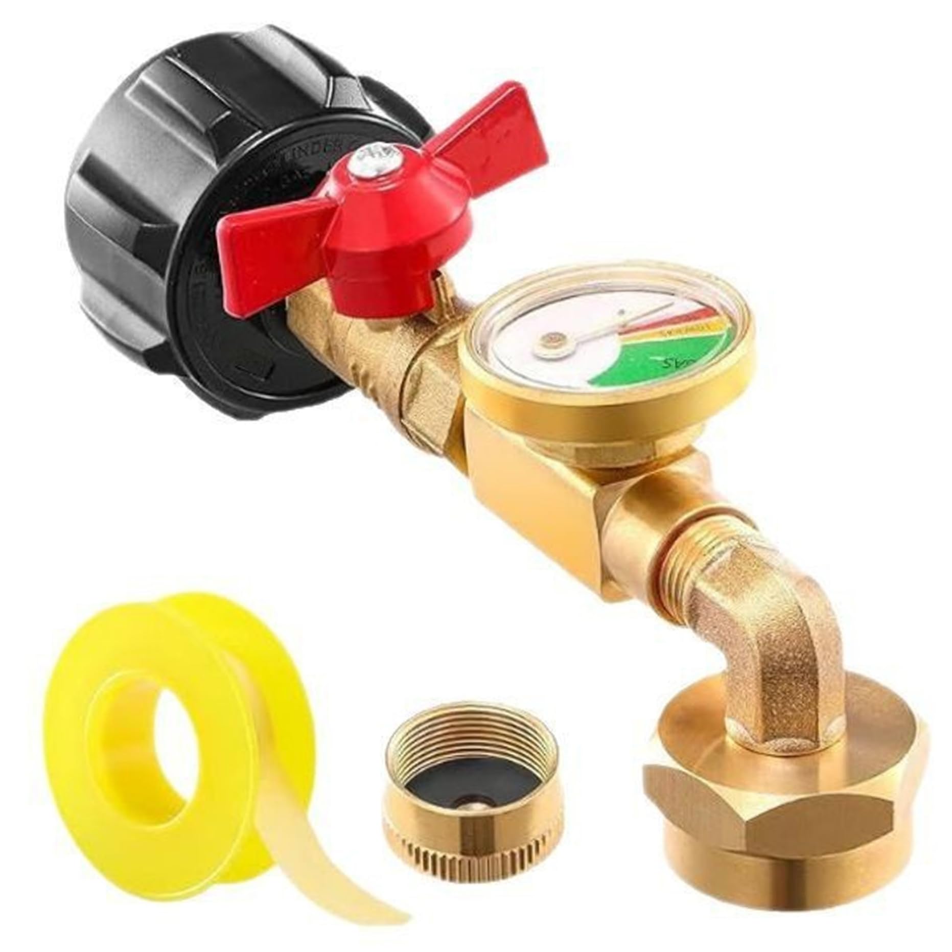Adaptateur recharge gaz propane laiton pour remplir réservoir 1 LB sans fuite