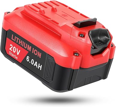 Upgraded Replacing 6.0 Ah Battery Compatible for Craftsman 20v Battery Compatible with Craftsman CMCB204, CMCB204, CMCB206, CMCB202, CMCB201 20V Cordless Power Tools High Performance