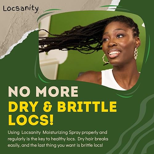 Miniatura 3 de Locsanity Daily Moisturizing Refreshing Spray for Locs, Dreadlocks - Rose Water and Peppermint Hair Scalp Moisturizer, Dreadlock Spray - Natural Loc
