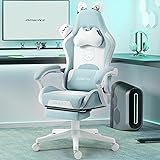 Dowinx Gaming Chair Cute with Cat Ears