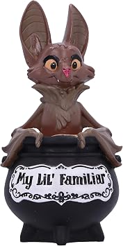 Nemesis Now My Lil Familiar Vesper 10.5cm, Resin, Bat Witch Figurine, Gothic Decor, Cast in The Finest Resin, Expertly Hand-Painted