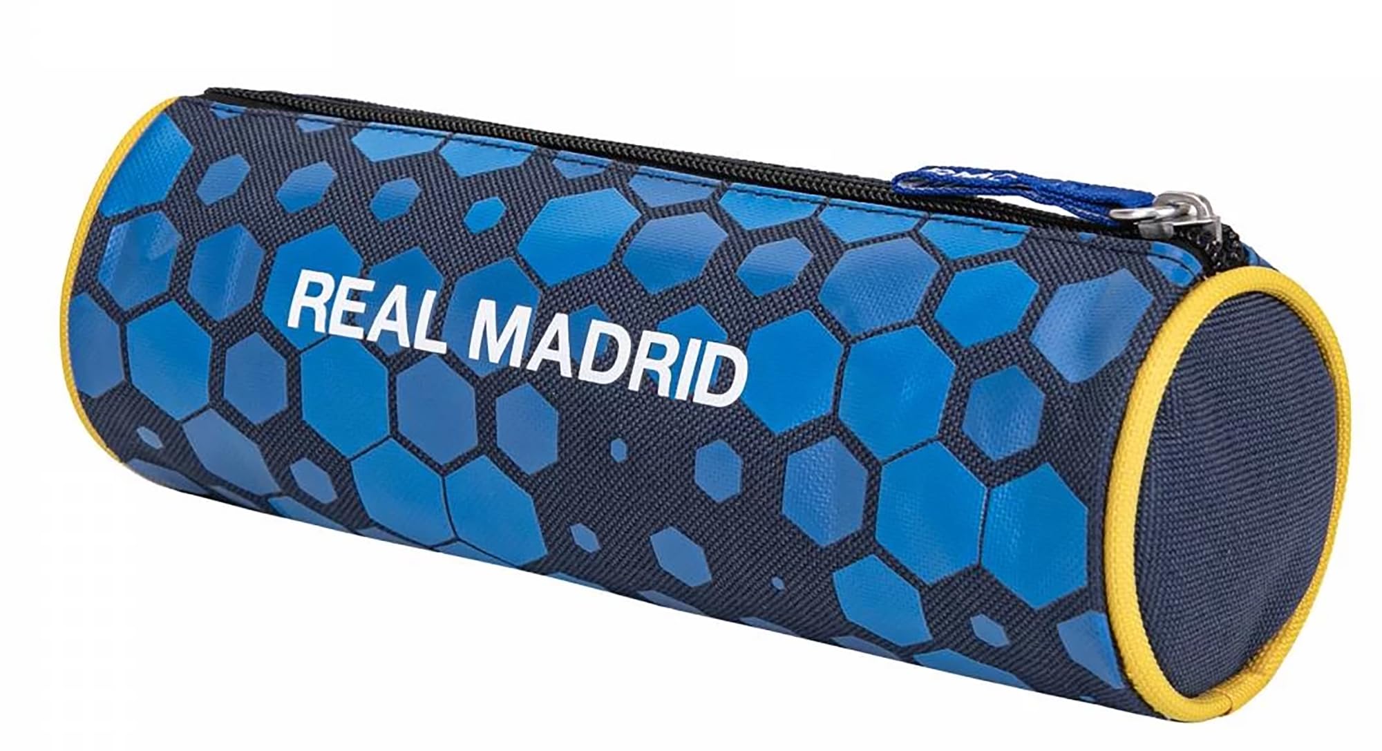 Real Madrid Prawdziwy piórnik szkolny - oficjalna kolekcja, Kolor: wielokolorow, 7 x 21 x 7 cm, Piórnik szkolny