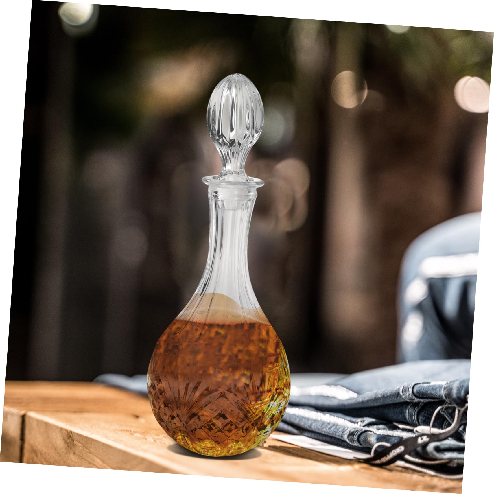 Cabilock Jarra De Vidrio Decantador De Vino Vaso De Vino Con Tapa Copas De Vino De Cristal Vaso Con Tapa Dispensador De Bebidas De Vidrio Kit De Vino Copa De Vino Lata De Vino Con Cubierta