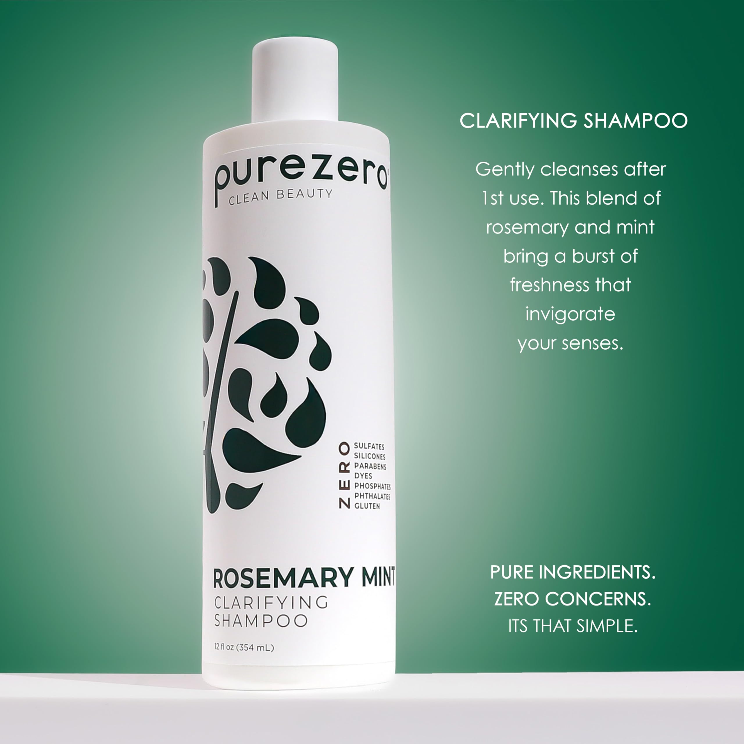 Amazon.com : Purezero Rosemary Mint Clarifying Silicone Free