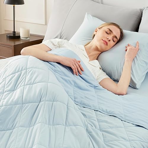 Miniatura 17 de Cozy Bliss Q-Max 0.45 - Manta refrescante para personas que duermen con calor, manta fría para sudores nocturnos para dormir, manta transpirable