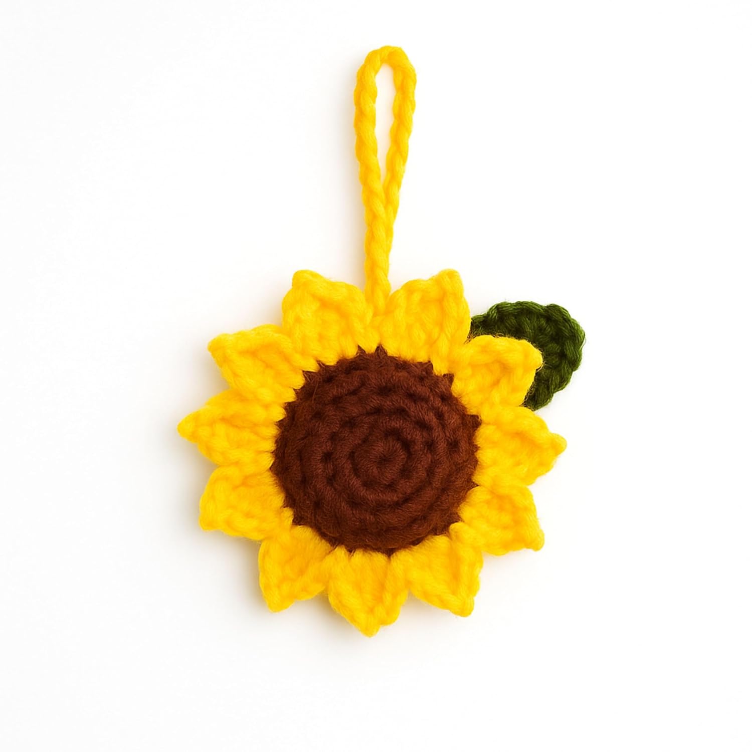 TinyHugs Crochet Keychain: Cutie Turtle Compact Size (2.5") Blue & White | Premium Yarn | Empowering Artisans | Fashion Ac