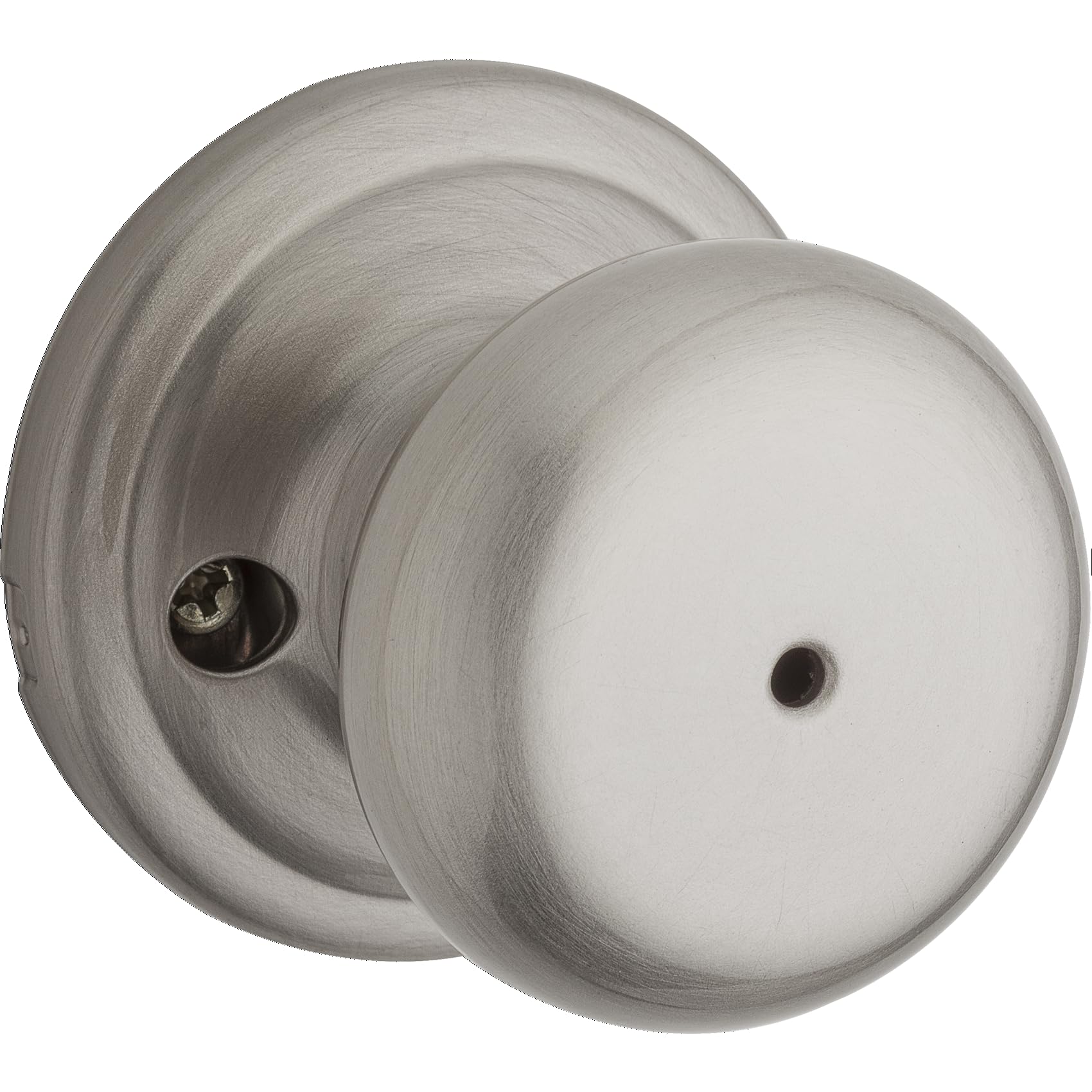 Kwikset Hancock Satin Nickel Privacy Door Knob -4