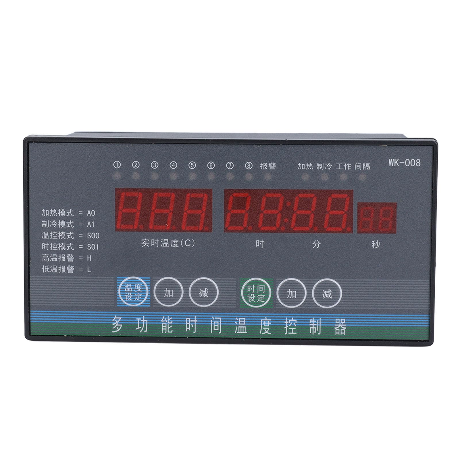 Termostato Digital, Ajuste de Calefacción y Refrigeración, Controlador de Temperatura Digital de 110-230 V para Agricultura de Invernadero