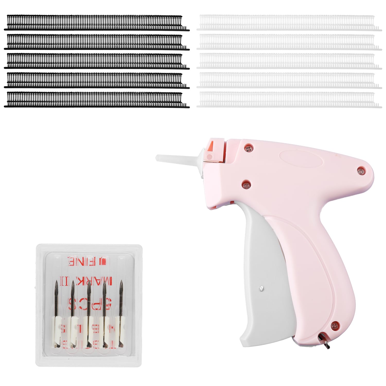Lotsdonxia Garment Sewing Label Gun Set Clothing Tag Sewing Kit With Storage Case Suitable For Fine Sewing Labels Clothes Quilts Fixing