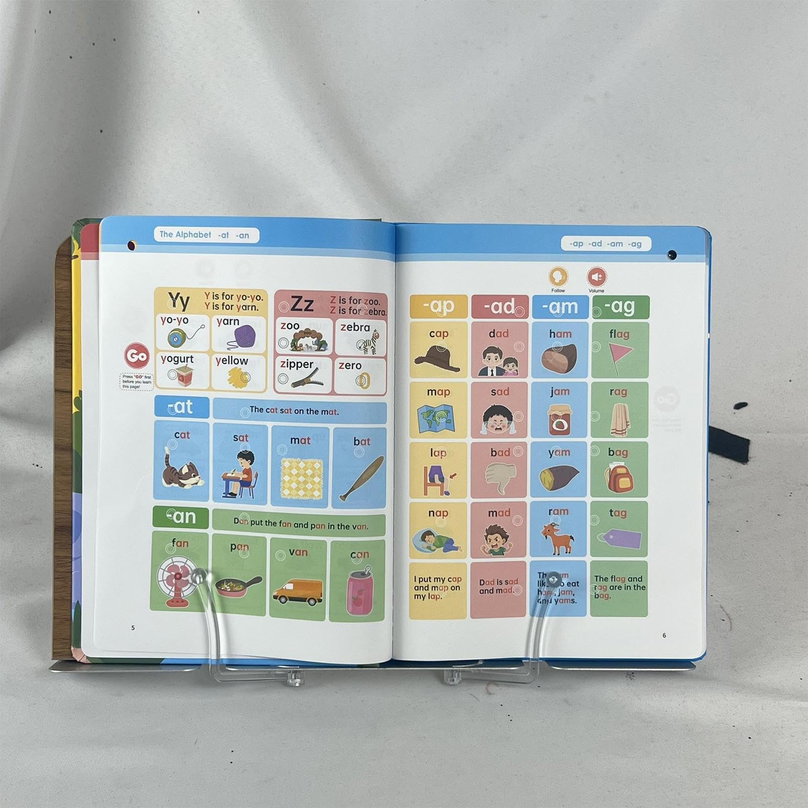 Libro Sonoro Per L'apprendimento - Giocattolo Educativo Inglese Parlante Interattivo Ricaricabile | Libro Di Fiabe Audio Per Bambini In Età Prescolare | Strumento Di Apprendimento Per Auto Da Viaggio