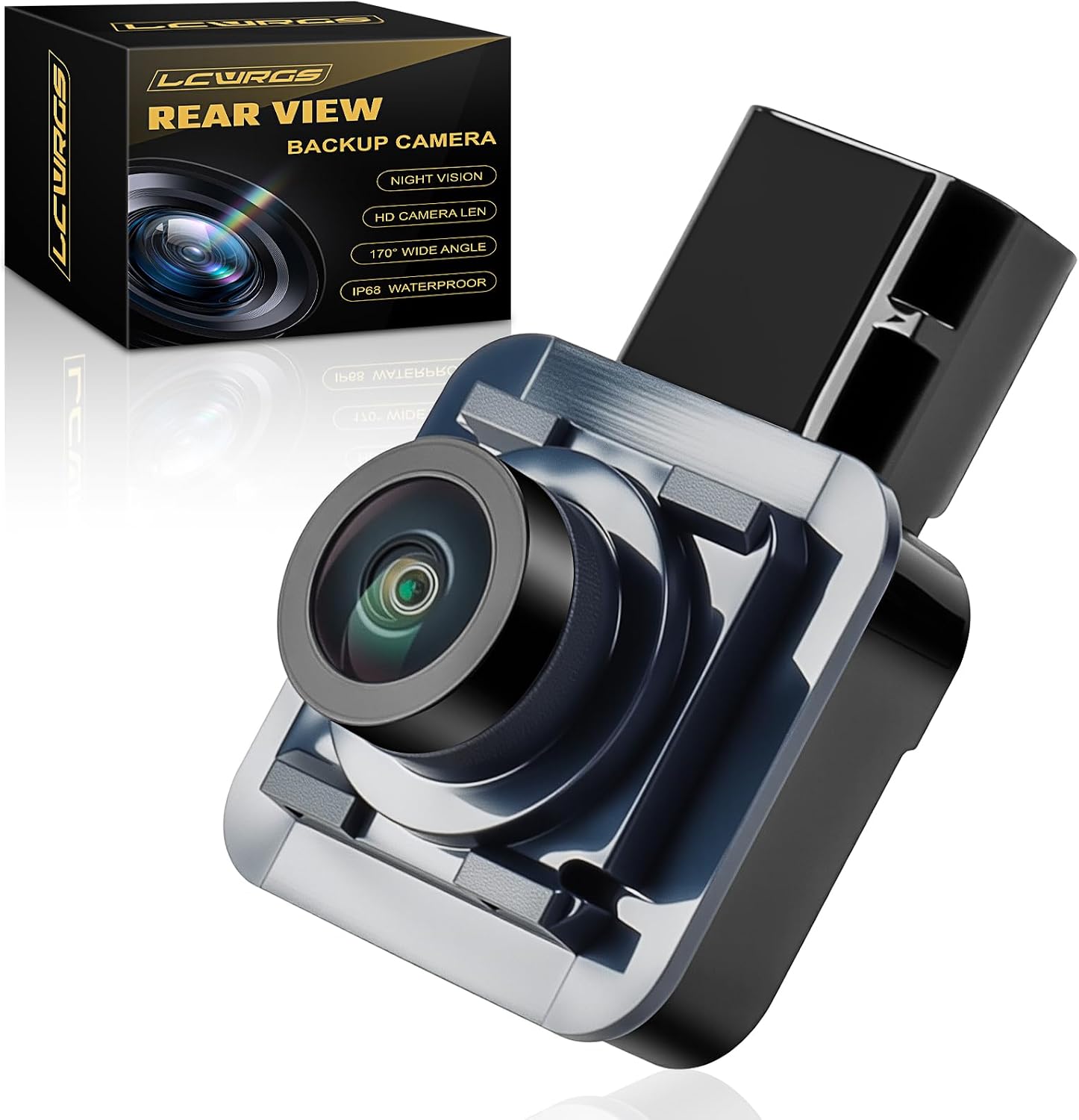 LCWRGS Rear View Backup Camera Compatible with Ford F150 2015 2016 2017 HD Night Vision Park Assist Reverse Camera Replaces# FL3Z-19G490-D, FL3Z19G490D, FL3Z-19G490-B, FL3Z19G490B