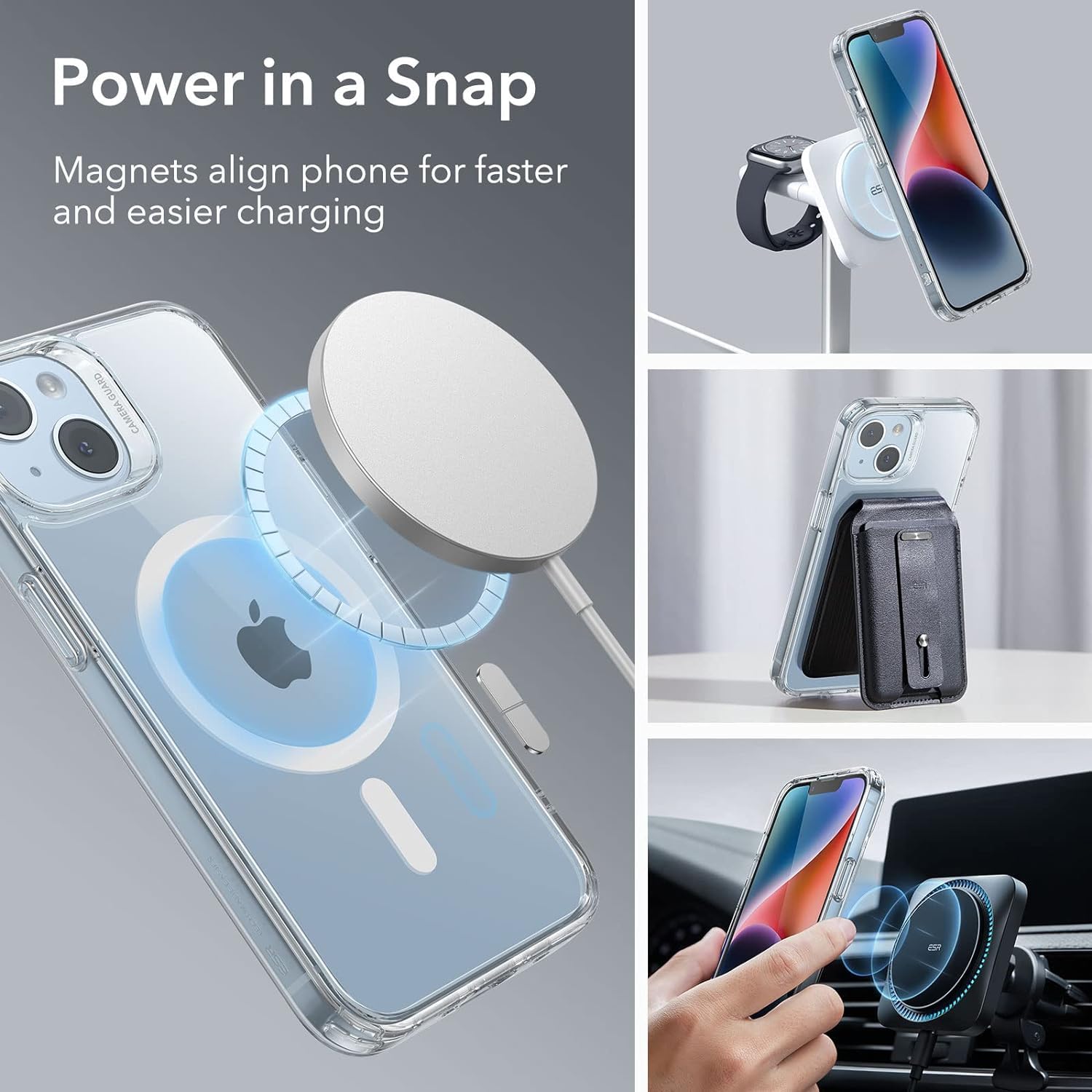 Video su Qual è Custodia per telefono con armatura magnetica ibrida per iPhone 15 14PRO Max ricarica wireless 360 supporto a gradi