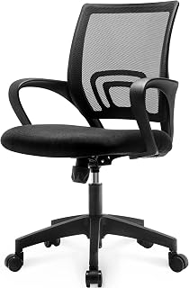 NEO CHAIR Office Computer Chair Ergonomic Mid-Back Desk Chair, Mesh Black