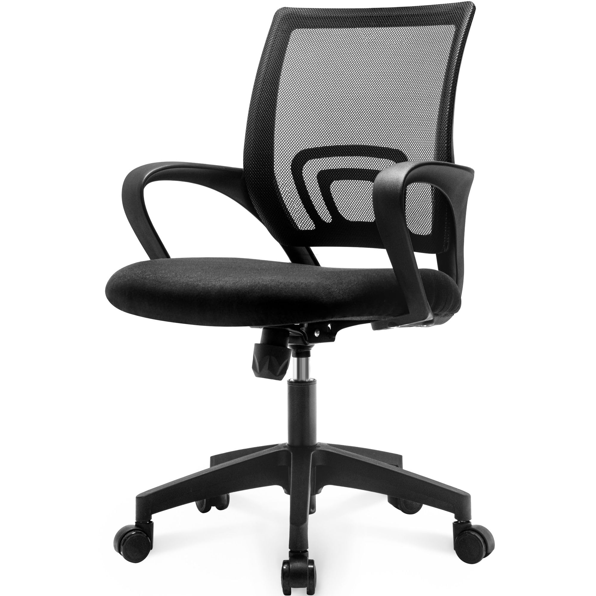 NEO CHAIR Office Computer Chair Gaming Mid-Back Desk Chair, Mesh Black Mesh Black, 1 Pack