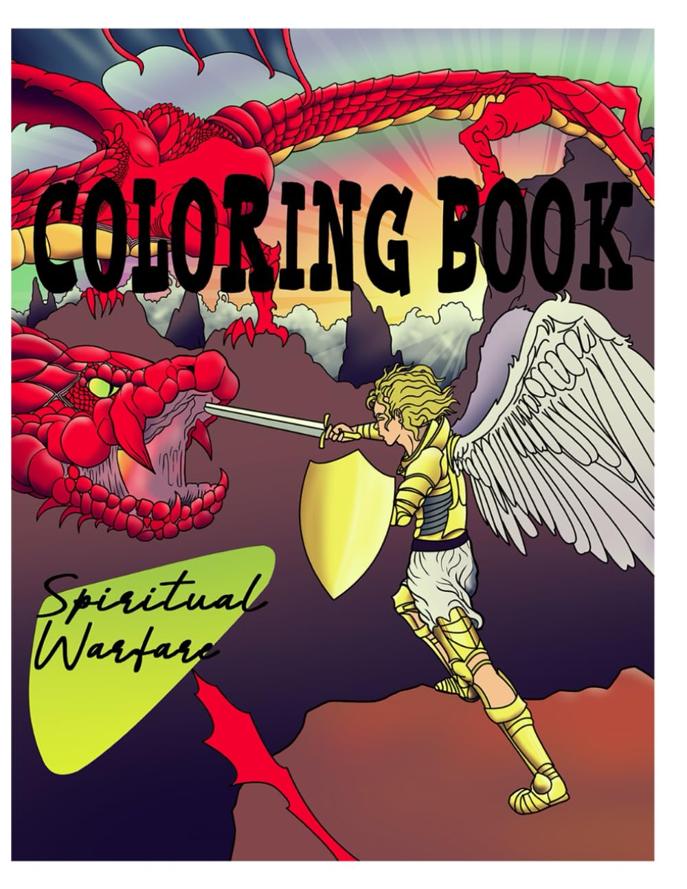 Christian Coloring Book: Spiritual Warfare