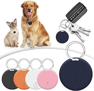 Smart GPS Tracker, GPS Anti Lost Bluetooth, Compatible with iOS Android for Bags, Pets，Wallet，Luggage and More, Phone Tracking Device App Control, No Monthly Fee (Dark Blue)