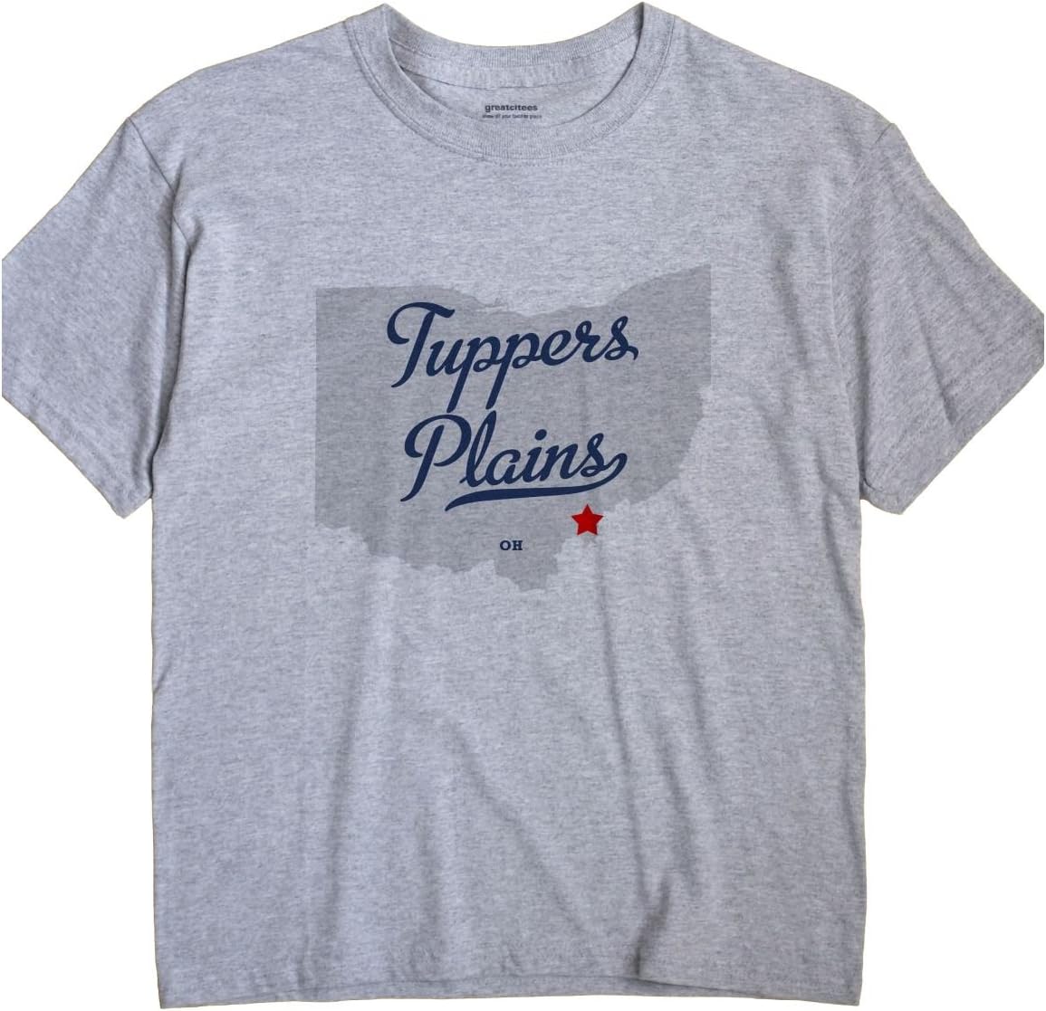 GreatCitees Tuppers Plains Ohio TShirt MAP Clothing