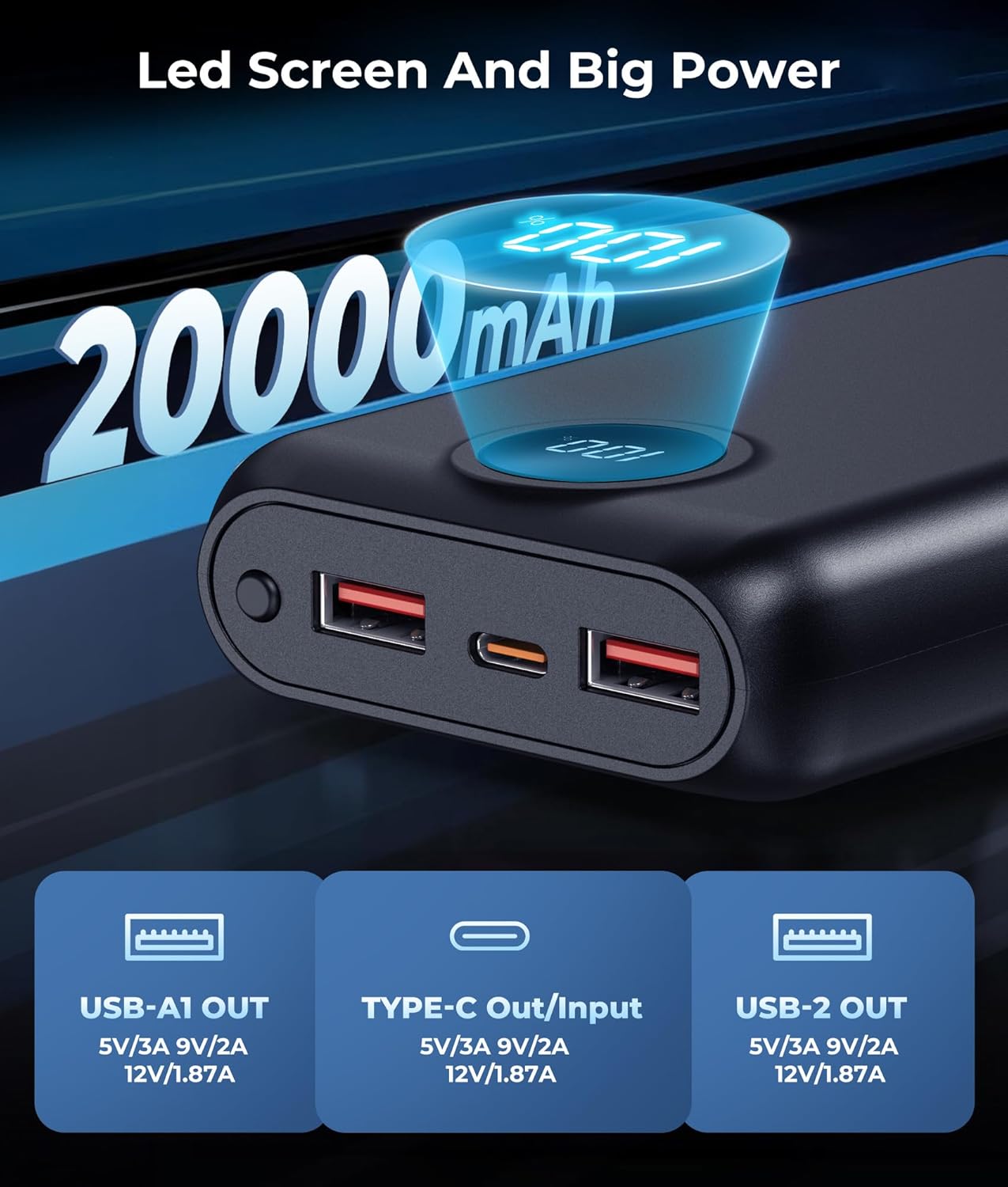 ππ ππ/ππ ππππππ¦ππ‘ Heated Vest Battery Pack Compatible with KOVNLO and TIDEWE, Fast Recharge Battery Pack for Heated Vest with LED Display, Heated Apparel, Seat, Blanket - Image 5