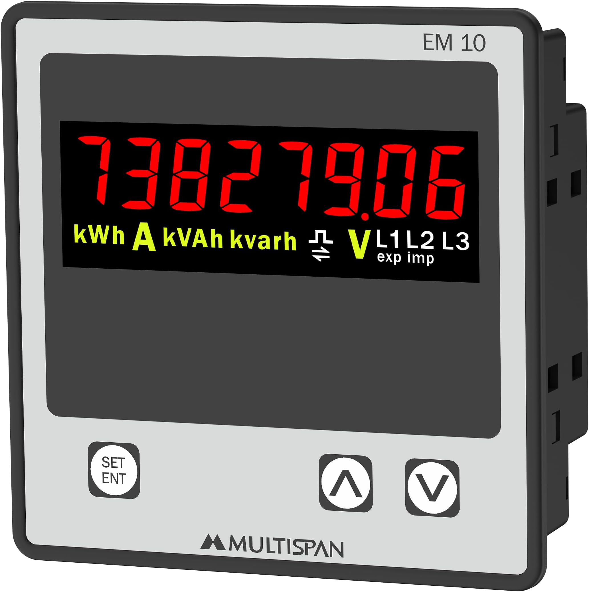 Multispan 3 Phase Energy Meter