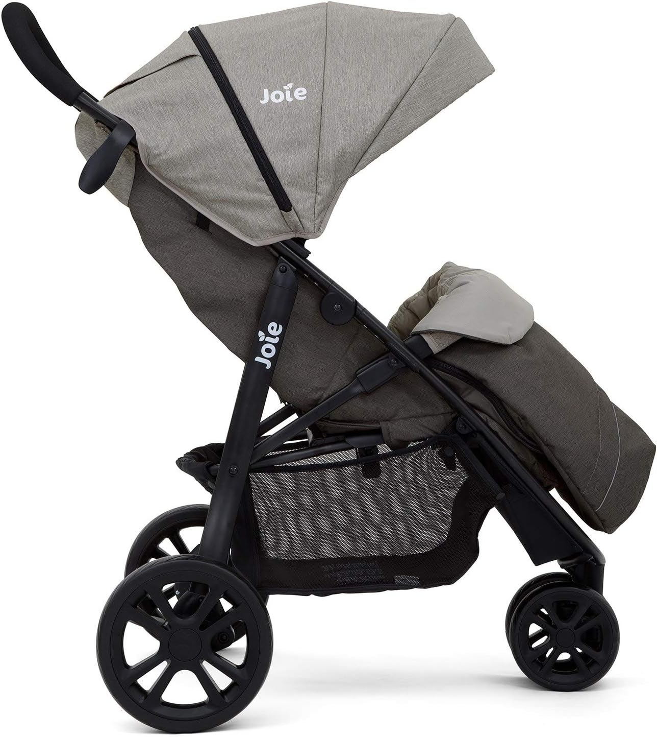 Joie Litetrax 3 Stroller side view, without footmuff