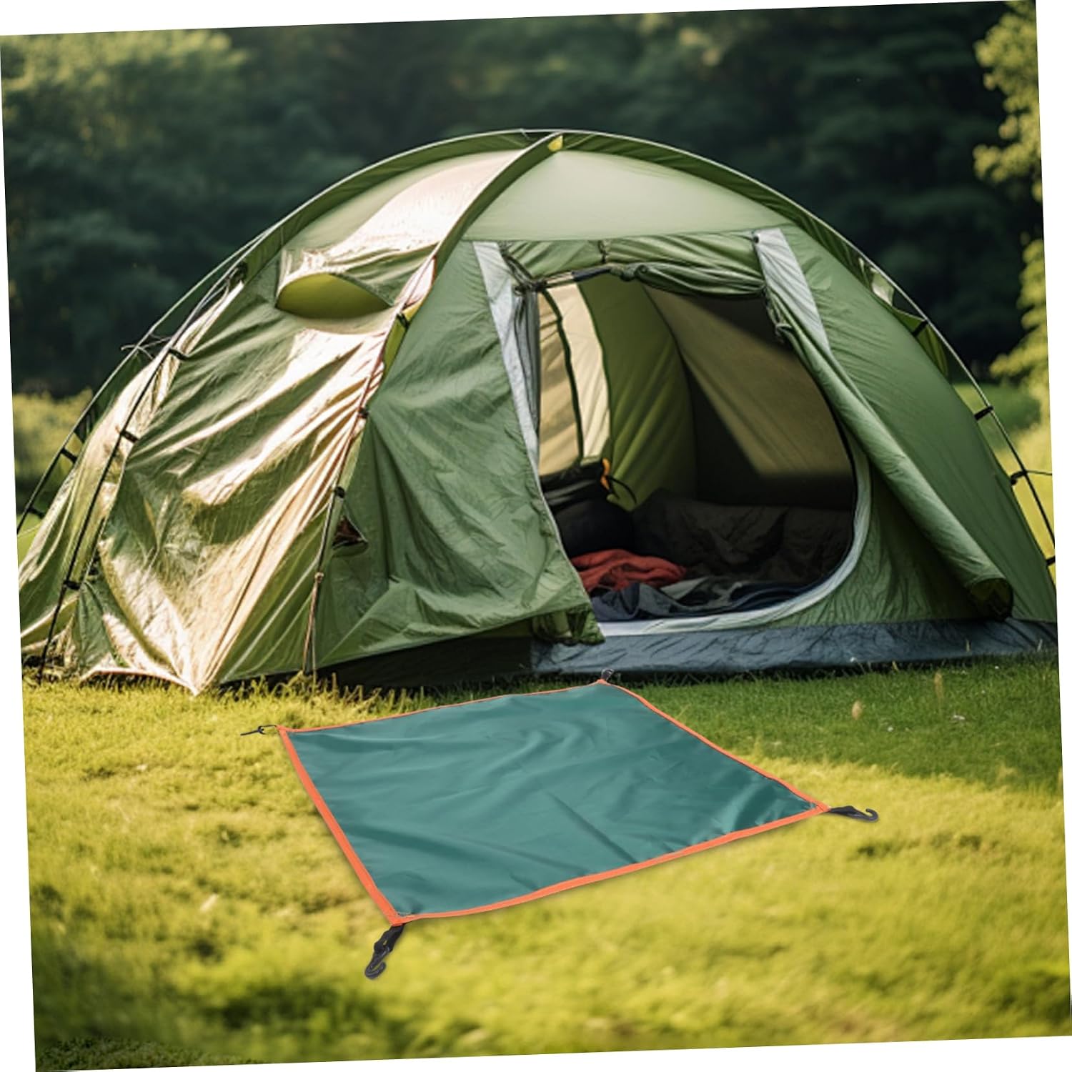 UPKOCH Rainproof Roof Fly for Camping Tarp Shelter Under Tent Cover Person Tent Rain Canopy