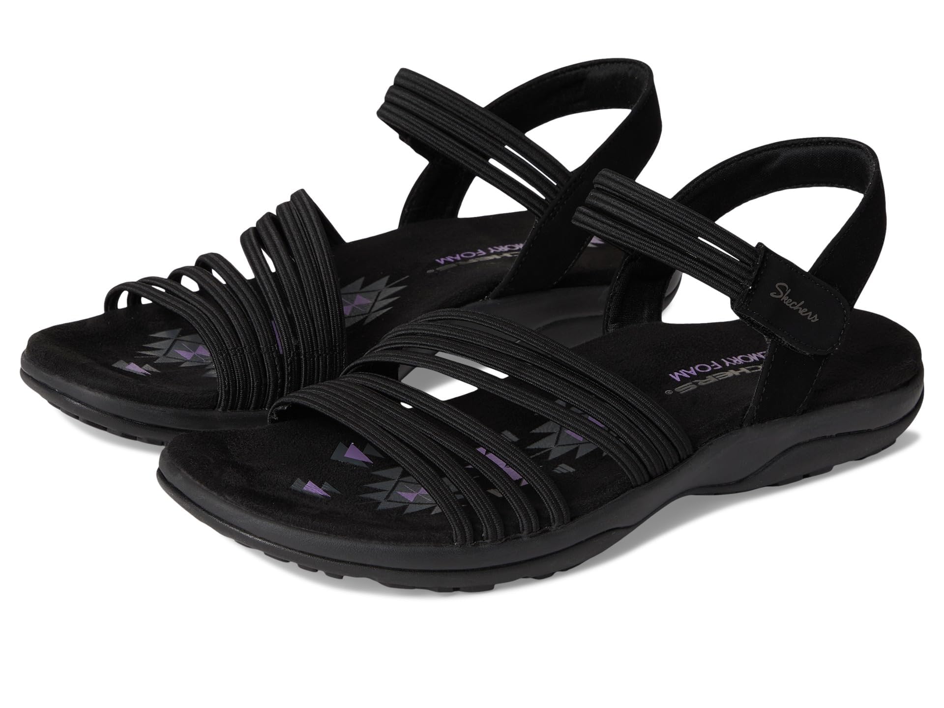 Skechers Reggae Slim - Coffee Run SandaleFemme