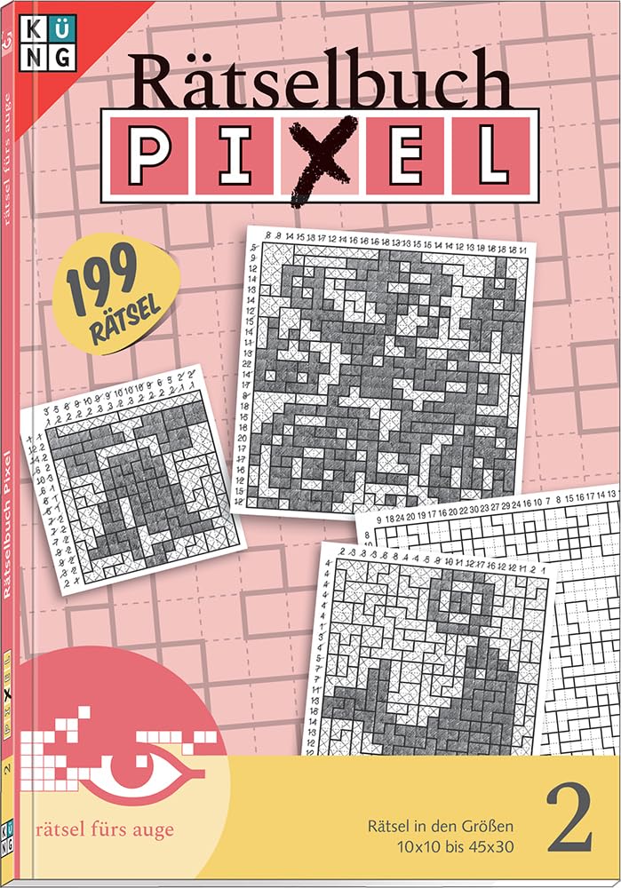 Pixel Rätselbuch 2: Rätsel fürs Auge