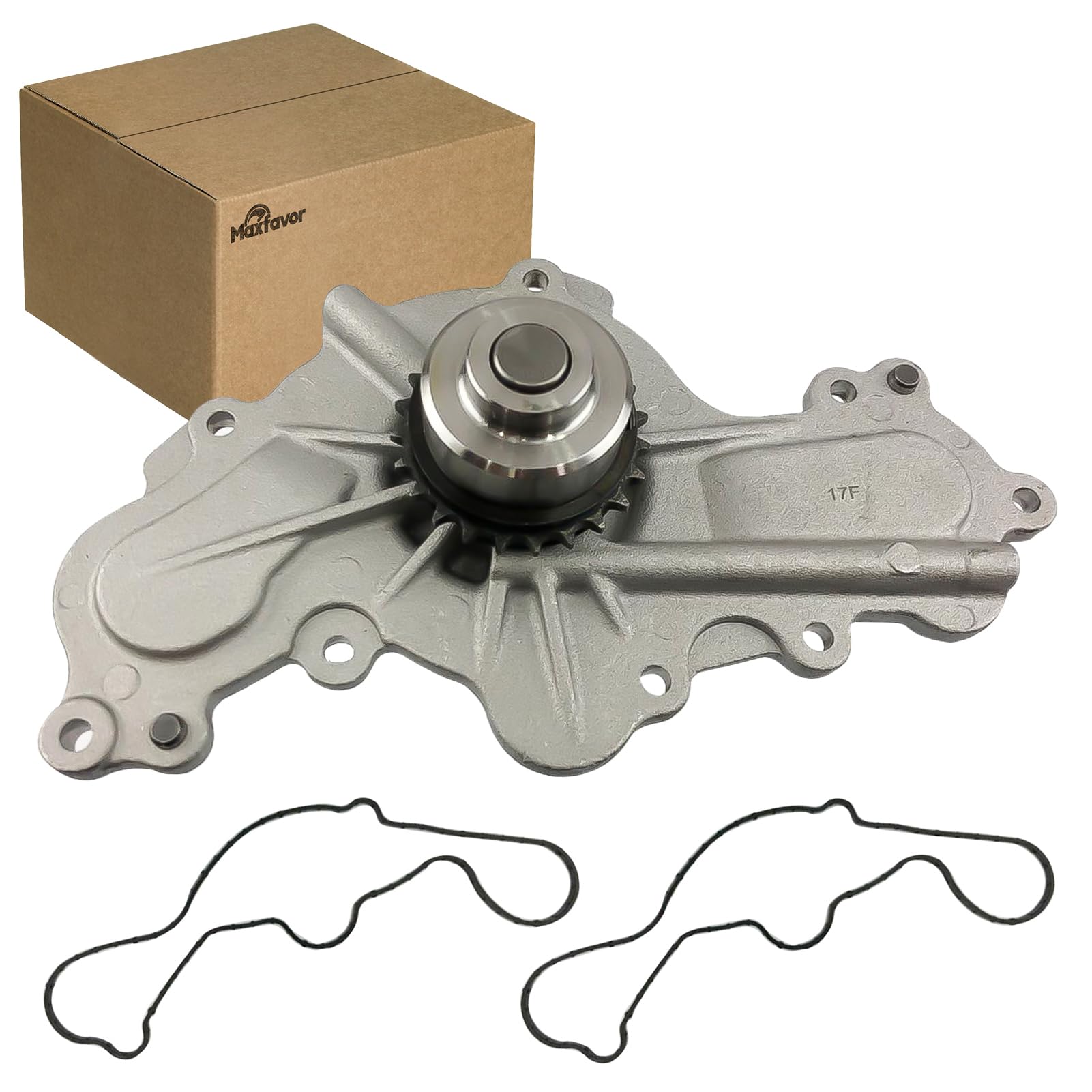 Maxfavor AW6023 Water Pump with Gasket Fit for 2007-2012 Ford Edge Fusion Flex Taurus X, 2007-2012 Lincoln MKT MKS MKX MKZ, 2007-2011 Mazda 6 Cx-9,