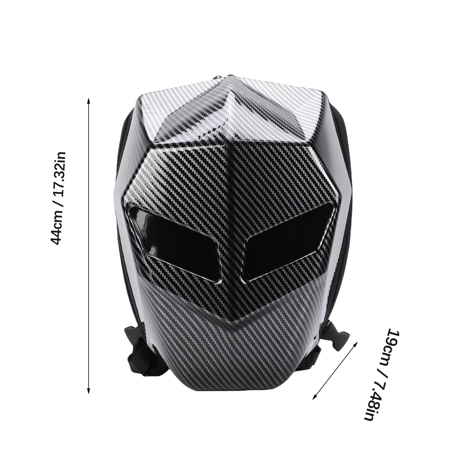 Mochila para Moto Casco Bolsa, Pantalla Programable, para Viajes en Motocicleta
